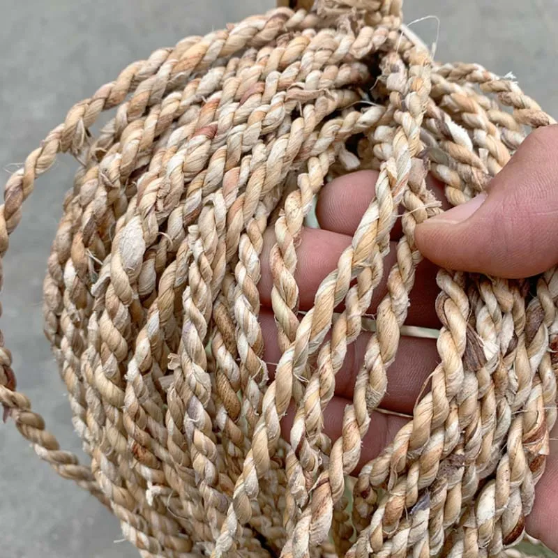 40 Meters Handmade Weaving Grass Material Rattan Braids Knit Repair Craft Chair Basket Decor Natural Water Hyacinth Straw Rope