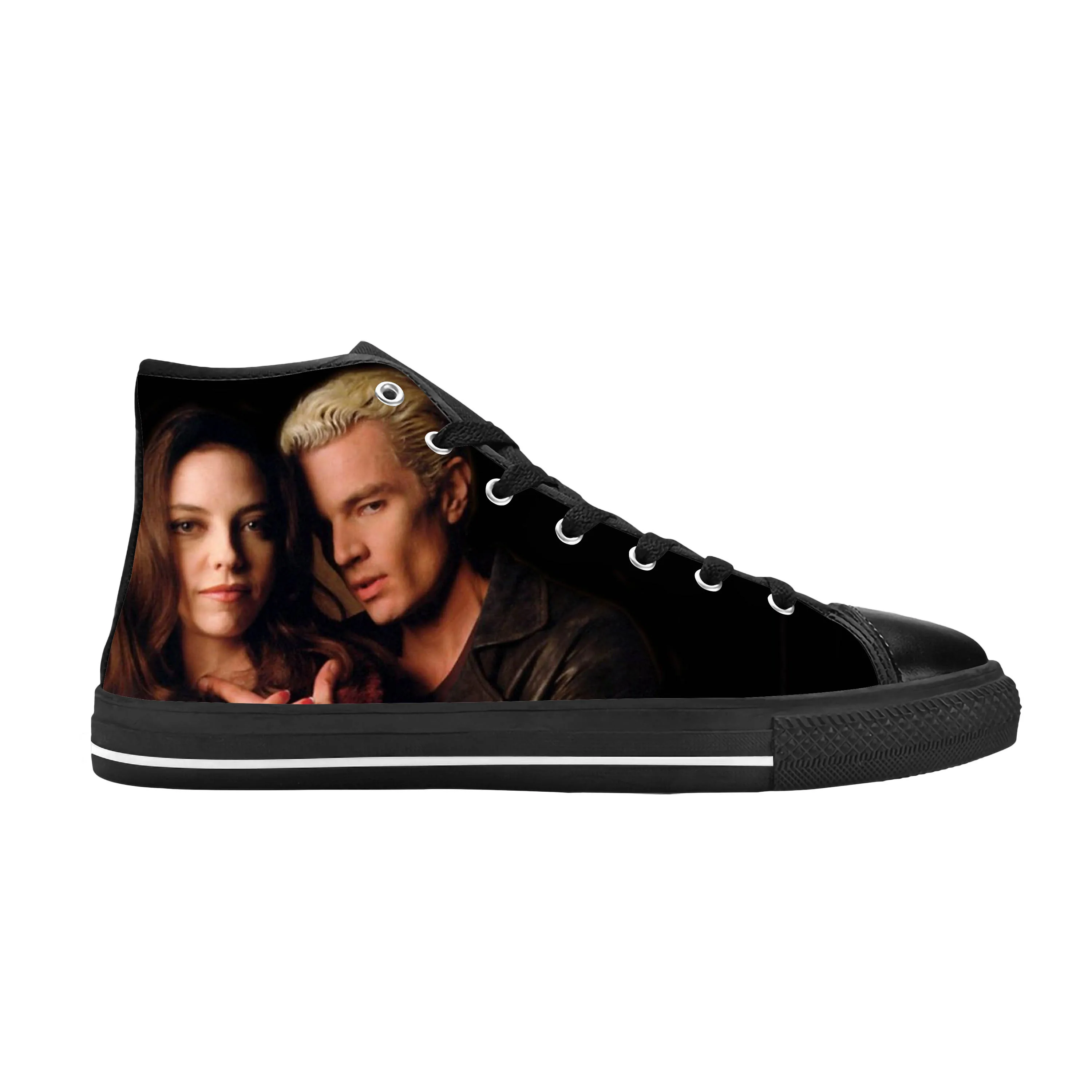 Buffy The Vampire Slayer Angel Horror Halloween Casual Cloth Shoes High Top Comfortable Breathable 3D Print Men Women Sneakers image 2