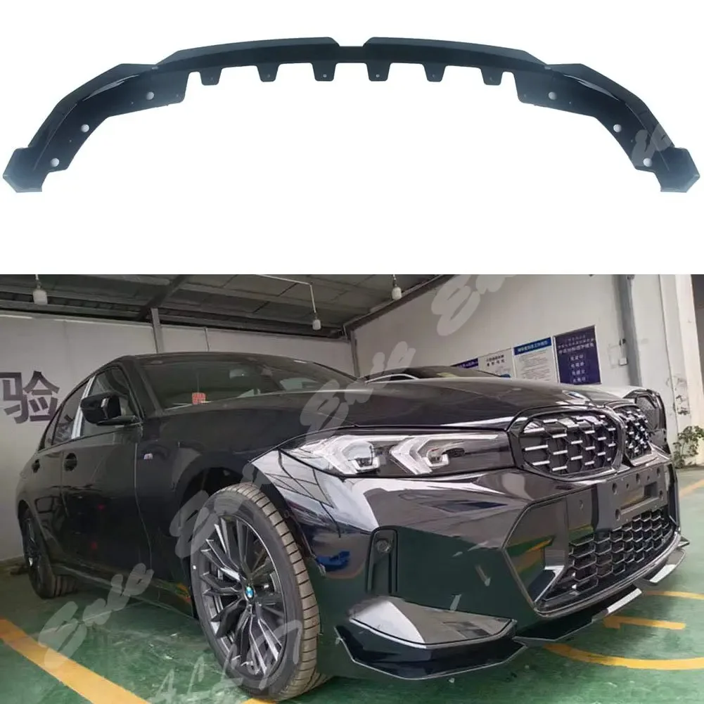 

Front Bumper Lip Spoiler Side Lower Splitters Body For BMW G20 3 Series 320i 325i 330i 325Li M 2022+ Install Original Car Hole