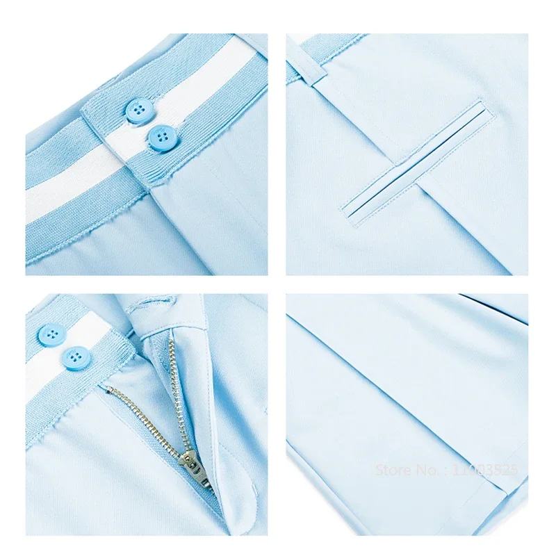 TTYGJ 2024 Summer New Golf Shorts Women Stretch Five-part Trousers Casual High Waist Sports OL Shorts Lady Golf Apparel