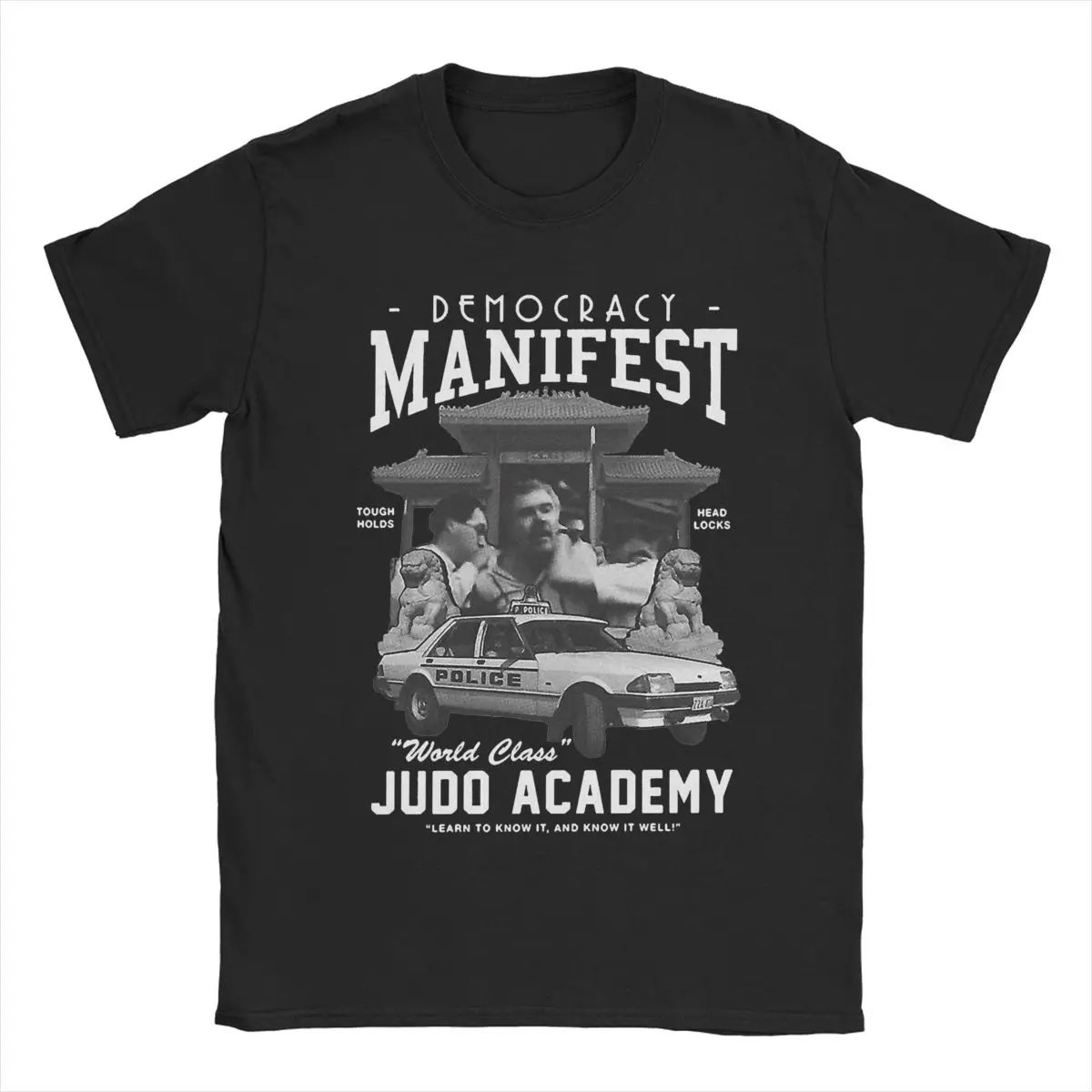 Men's T-Shirts Succulent Chinese Meal Democracy Manifest Funny Pure Cotton Tee Shirt Short Sleeve Meme T Shirts O Neck Clothing