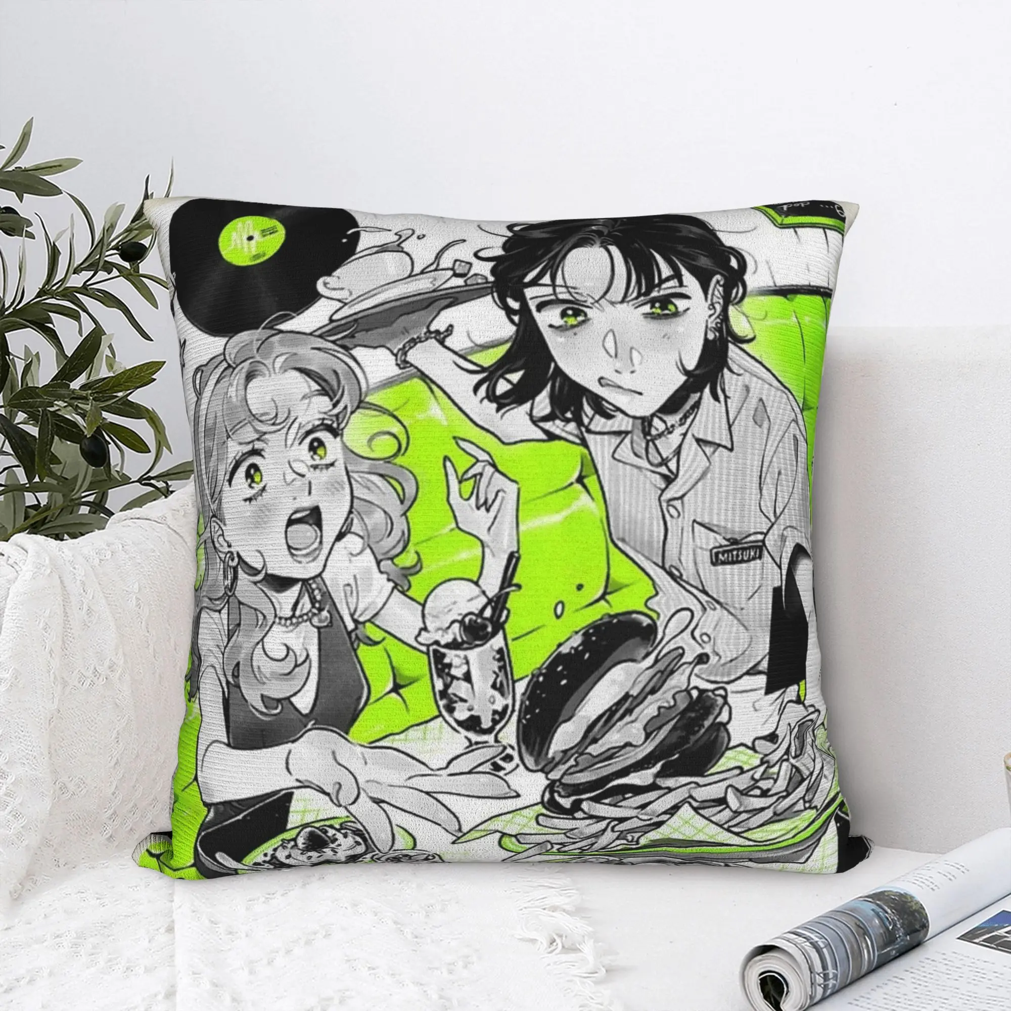 The Guy She Was Interested in Wasn't a Guy At All Square Pillow Case  Cushion Covers Awesome Decor Pillowcase for Home 40*40cm