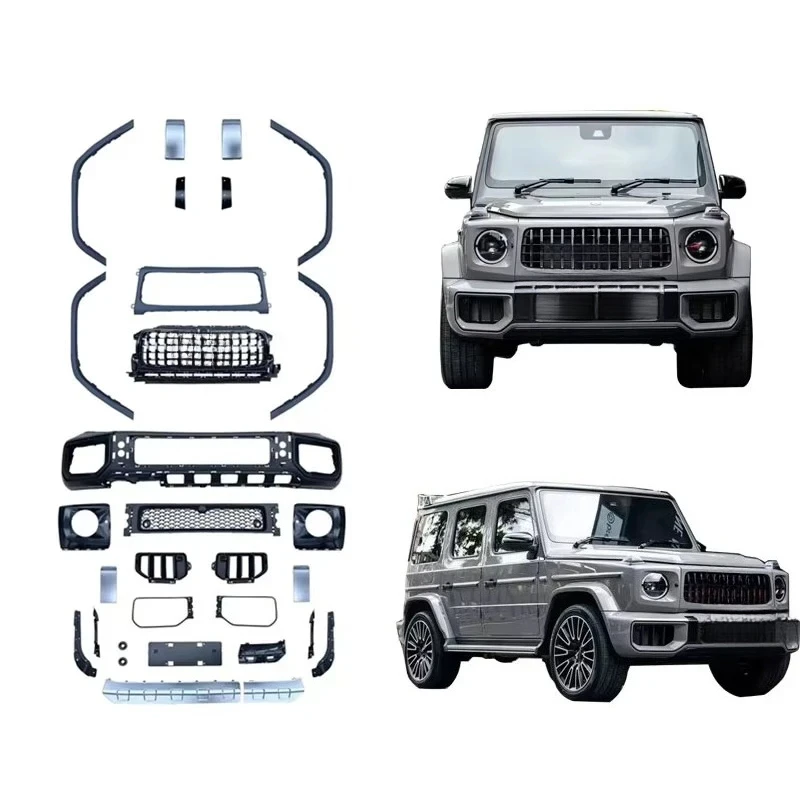 

Car Bumper G Class W464 Old Upgrade New W465 G63 Body Kit Grille Flare