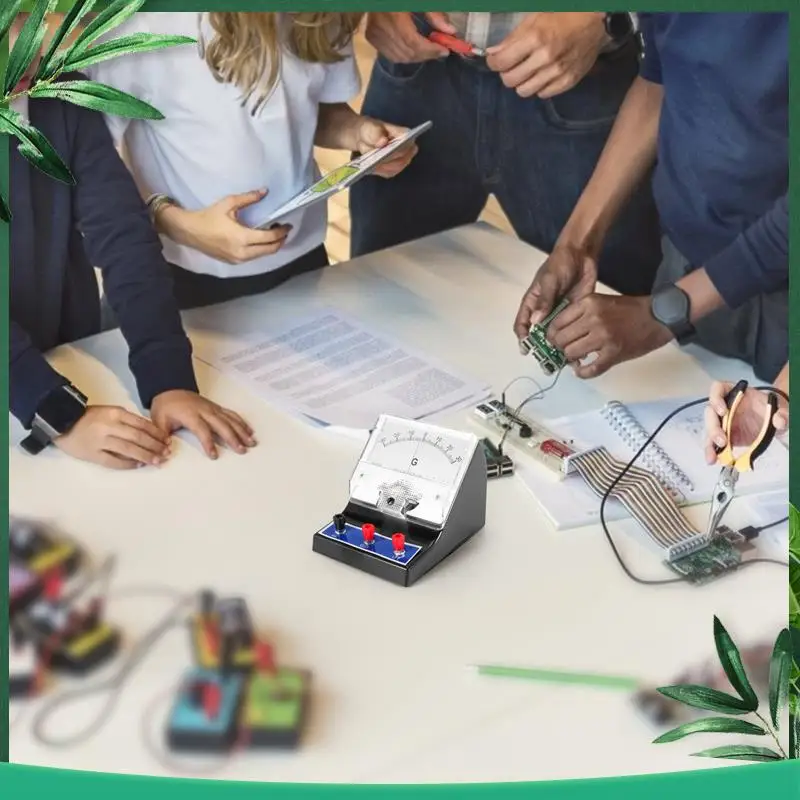 

(NEW) Analog Ammeter Pointer Type Electrical Current Ampere Tester Sensitive Amperemeter Microammeter Galvanometer