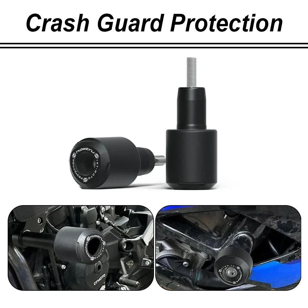 

Для Yamaha MT-07 2013-2024/FZ-07 2013-2024/XSR700 2016-2024 ползунки рамы мотоцикла защита от столкновений