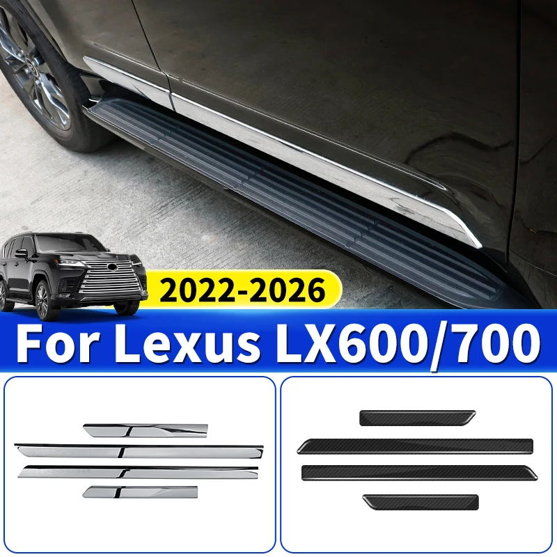 

For Toyota Lexus 2022-2026 LX700 LX600 700 600 Car Body Trim Strip Exterior Accessories Protection Kit Anti Scratch Easy Install