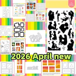 2026 New Medal Framework Metal Cutting dies And Stamps For Scrapbooking Stencil Embossing Mold DIY Paper Cards Craft Cutting