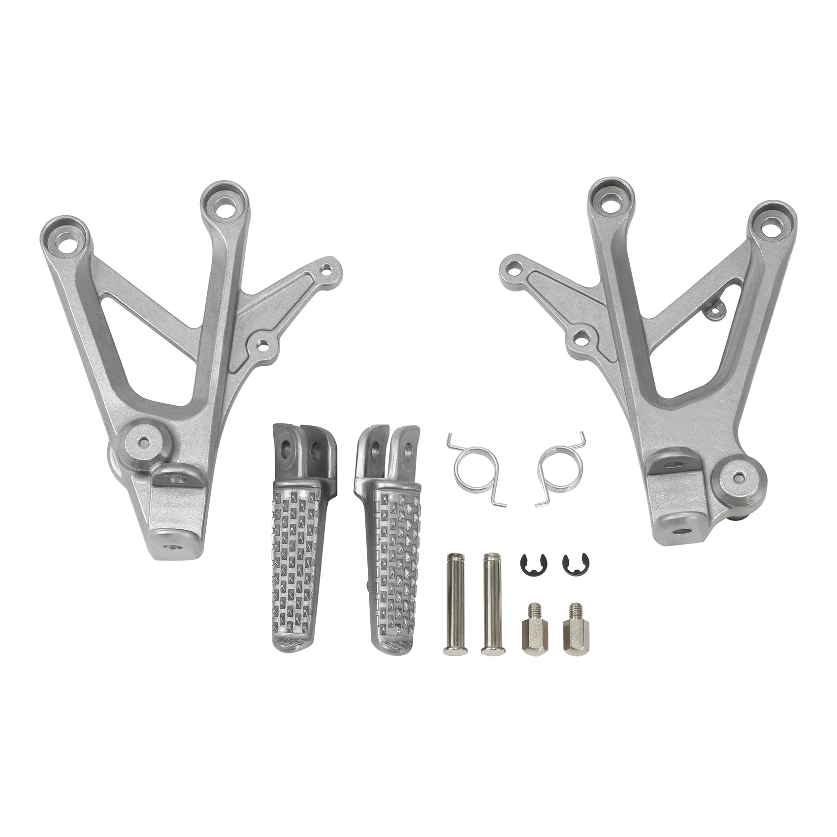 Motorcycle Front Footrest Rider Foot Pegs Bracket For Honda CBR600 F4 1999-2000 F4I 2001-2006 2002 2003 2004 2005 Aluminum alloy