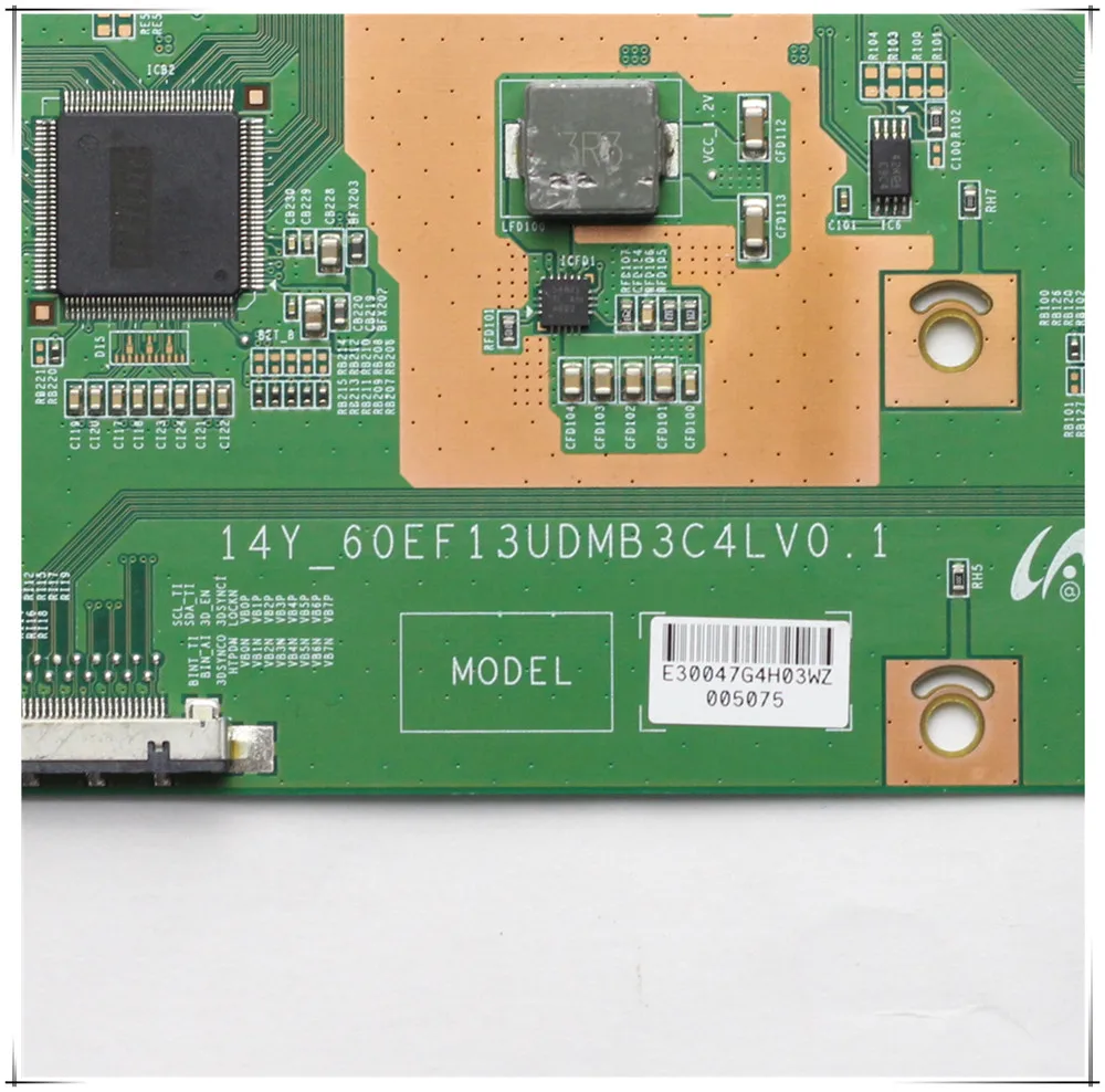 14Y_60EF13UDMB3C4LV0.1 40'' 48'' 55'' Tcon Board 40 / 48 / 55  Inch TV  Logic Board 14Y 60EF13UDMB3C4LV0.1 Original Equipment