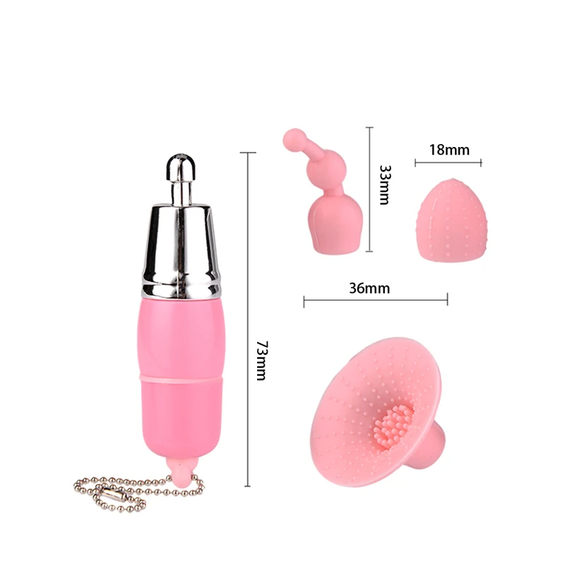 3 In 1 Mini Nipple Vibrator Massage Breast Sucking Device Sex Games For Couple Clitoris Clip Female Breast Stimulator Sex Toys