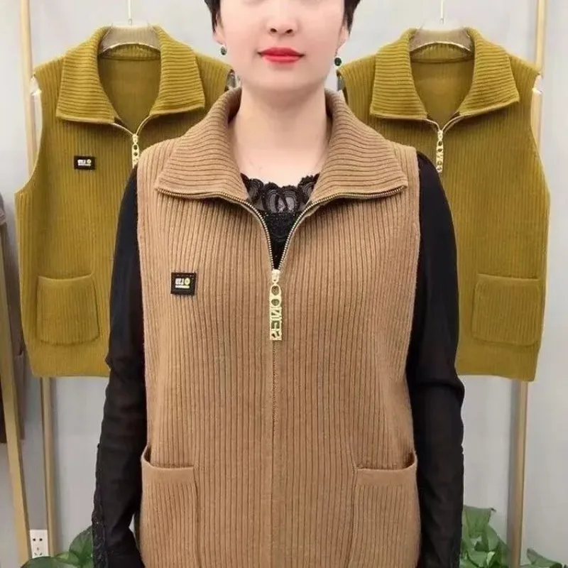 

M-5XL Retro Women's Corduroy Vest Women's Short Coat Spring Fall Leisure Plus Size Sleeveless Jacket Women Loose Korean Fashion