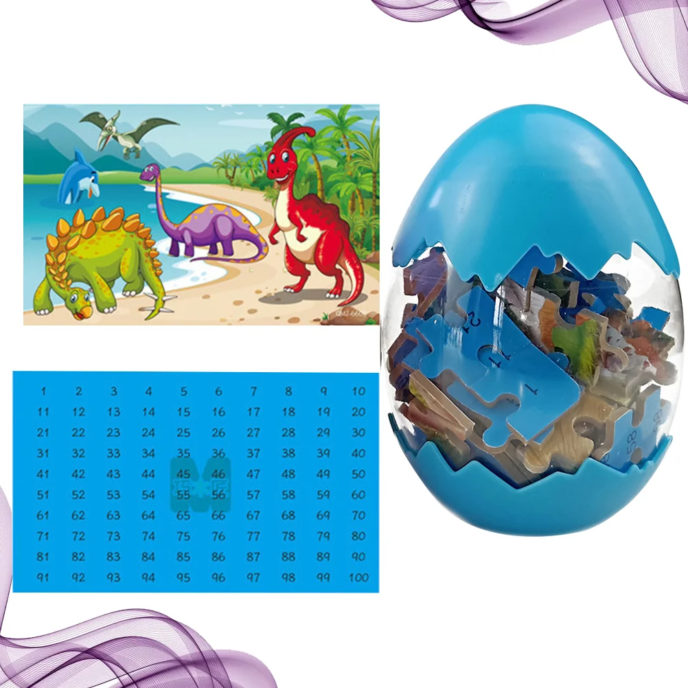 60 Pcs Jigsaw Puzzles Jugsaw Gifts Educational Toy for Baby Dinosaur Children’s Toys