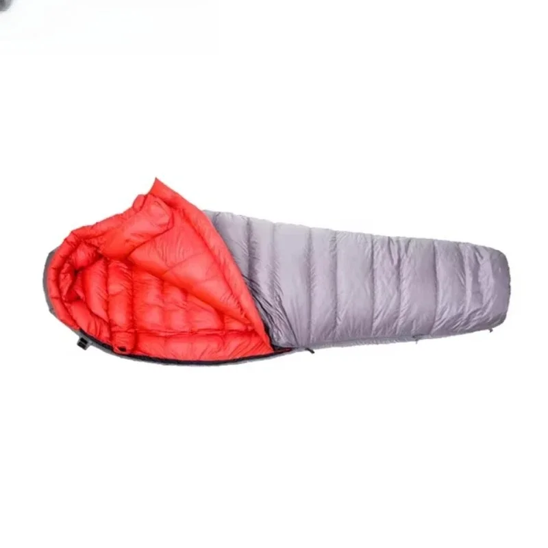 Extreme cold mountaineering down sleeping bag lightweight waterproof camping sleeping bag goose down sleeping bag