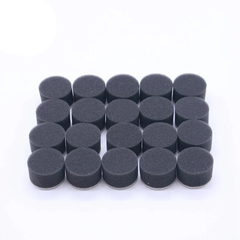 แผ่นฟองน้ำสำหรับขัดรถยนต์แผ่นขัด M6 25มม. 151ชิ้นสำหรับเครื่องมือโรตารี่ Dremel