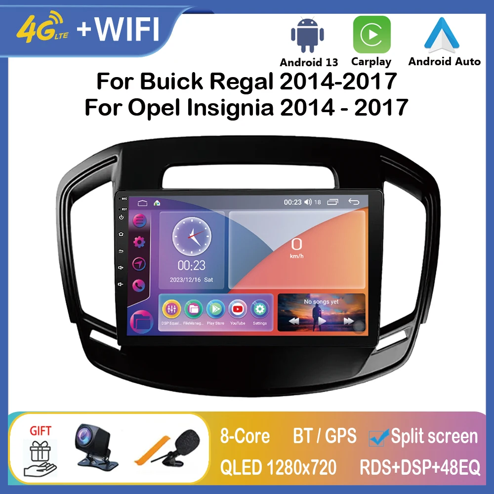 

Carplay Android Auto Car Radio For Buick Regal For Opel Insignia 2014-2017 Multimedia Player Autoradio Head unit Stereo Audio