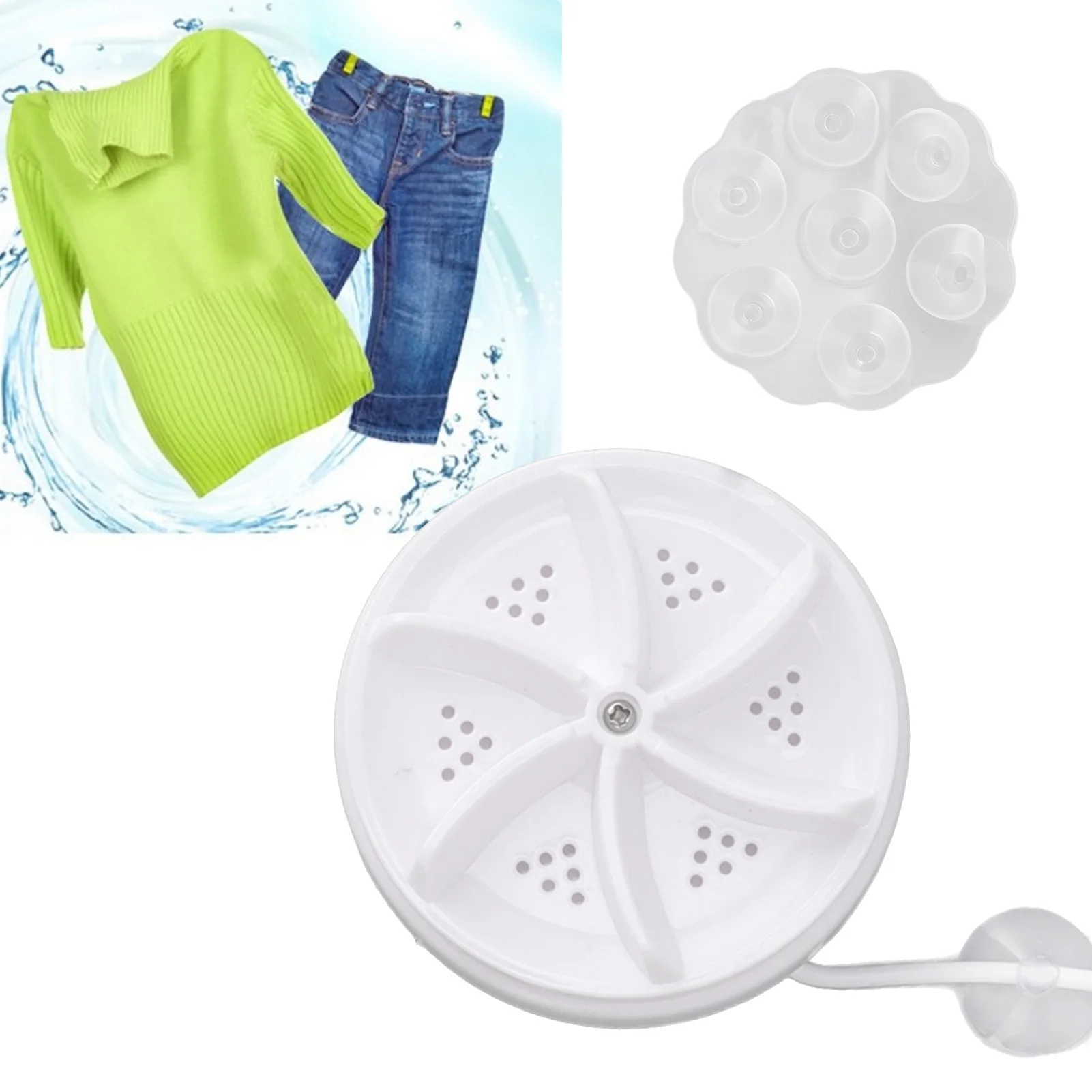 

USB турбинная стиральная машина 5 В 60 Вт, мини-ультразвуковая чистящая машина, одежда, носки, нижнее белье, портативный электрический помощник для стирки, быстрое пятно