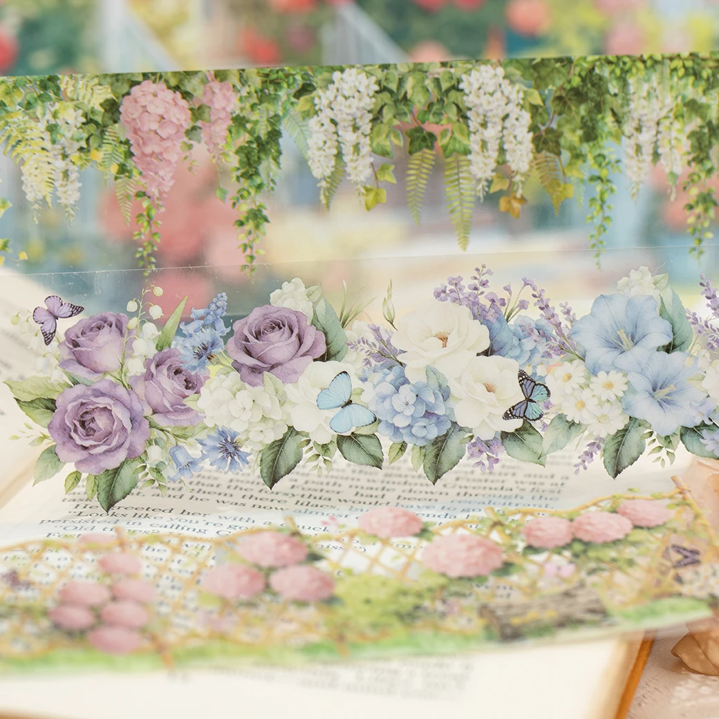 JIANQI Vintage-Streifenaufkleber, 28 Stück, Zaun, Weinrebe, Retro-Dekoraufkleber, DIY handgefertigte Etiketten, Scrapbooking-Material, Bastelbedarf