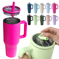 Portable Handheld Thermal Cup With Straw Leakproof Insulated Water Bottle Present For Birthday