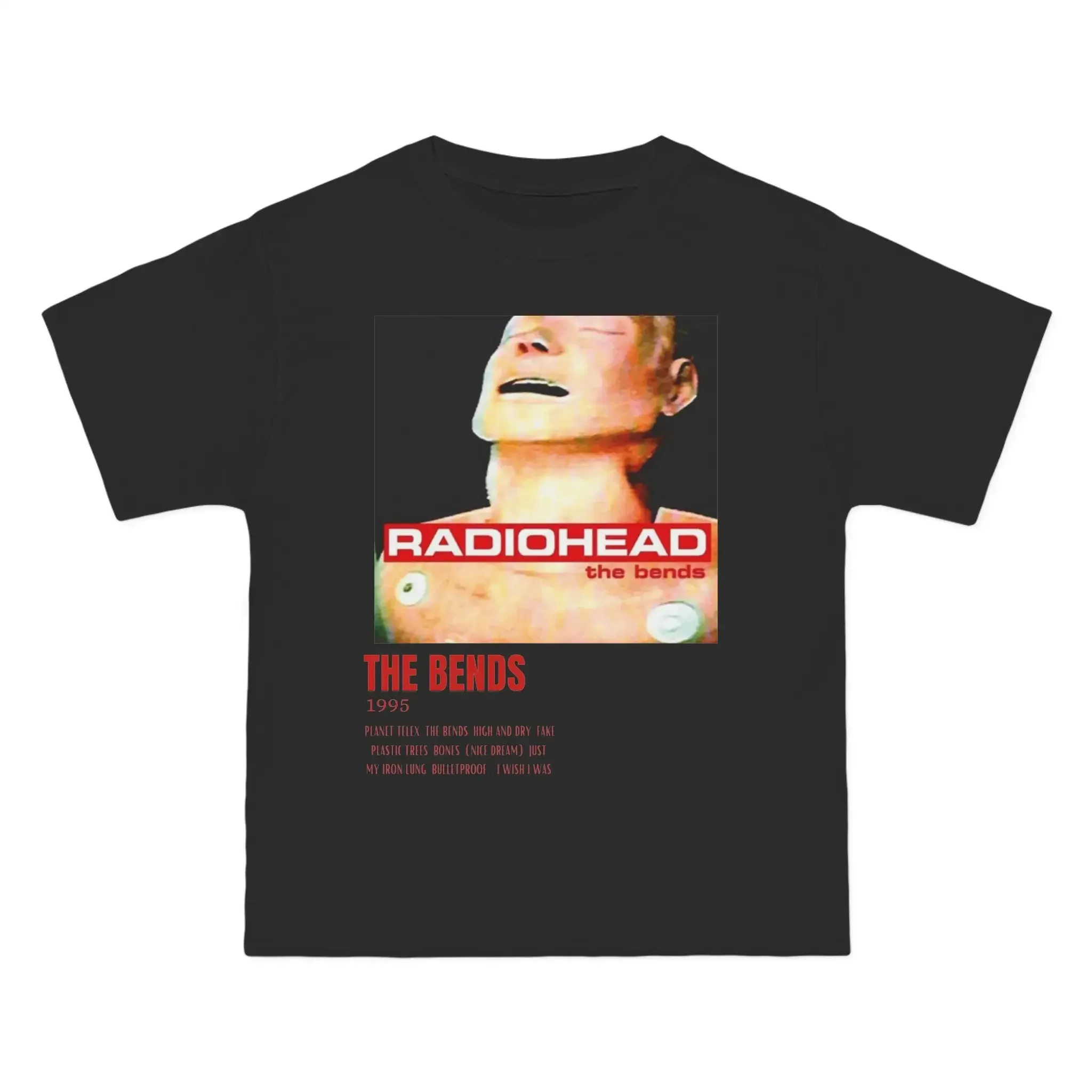 Radio Head The Bends T Shirt Vintage Rock Band Alternative