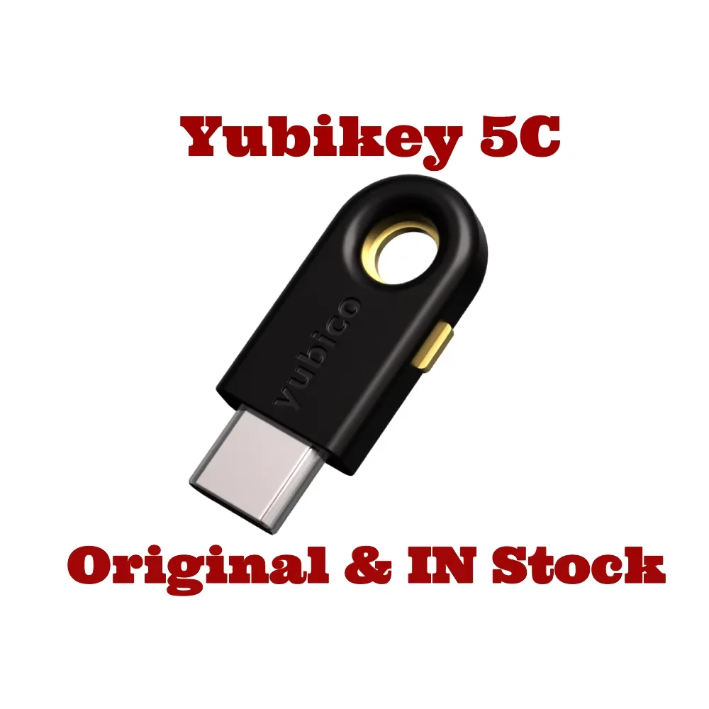 يوفر مفتاح الأمان Yubico Yubikey 5C USB-C دعم متعدد البروتوكولات بما في ذلك FIDO2، Yubico OTP، OATH HOTP، U2F، PIV، Open PGF