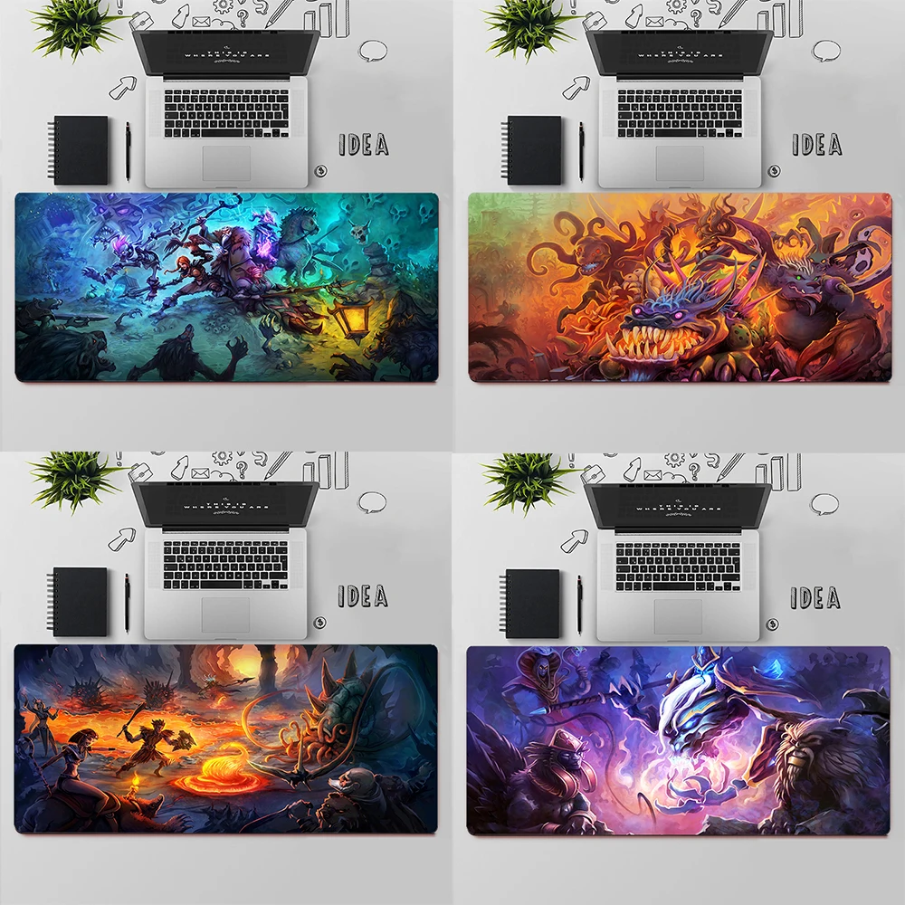 Tibia Gaming Mouse Pad Large Mouse Pad PC Gamer Computer Mouse Mat Big Mousepad XXL Silicone Carpet Keyboard Desk Mat Mause Pad