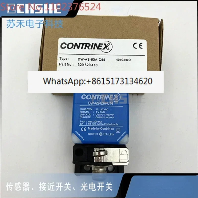 

Совершенно новый квадратный индуктивный датчик приближения DW-AS-611-C44, вставной тип.