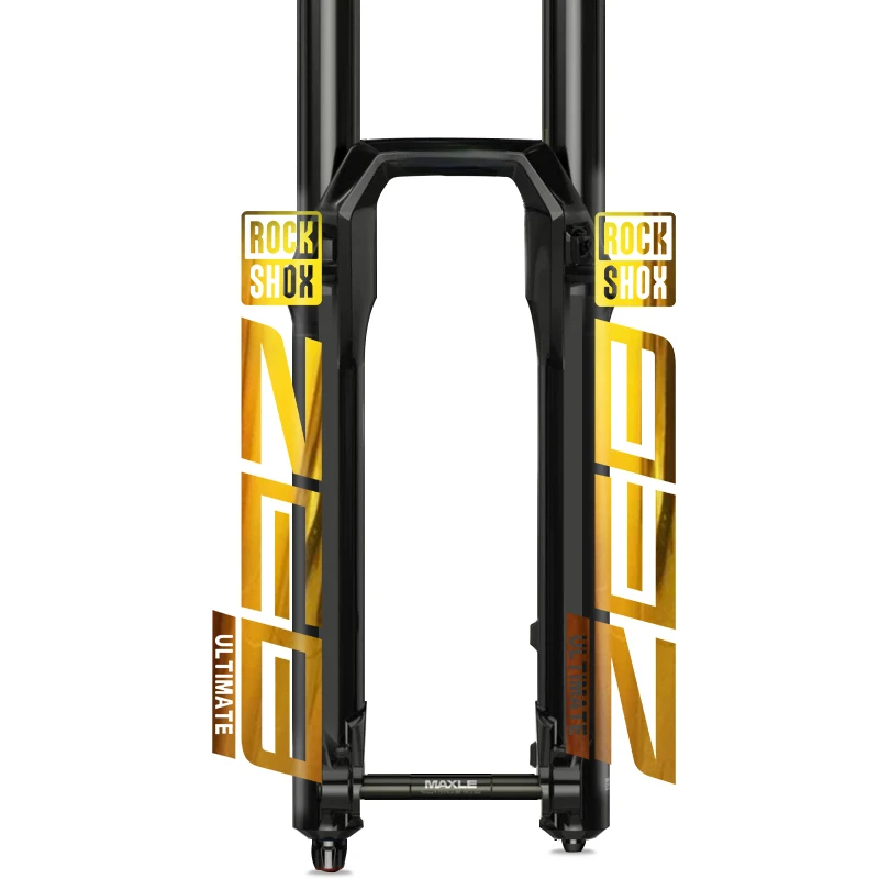 Rockshox ZEB Front Fork Sticker Mountain Road Bike Front Fork Decals MTB Waterproof Decorative Sticker Cycling Accessories