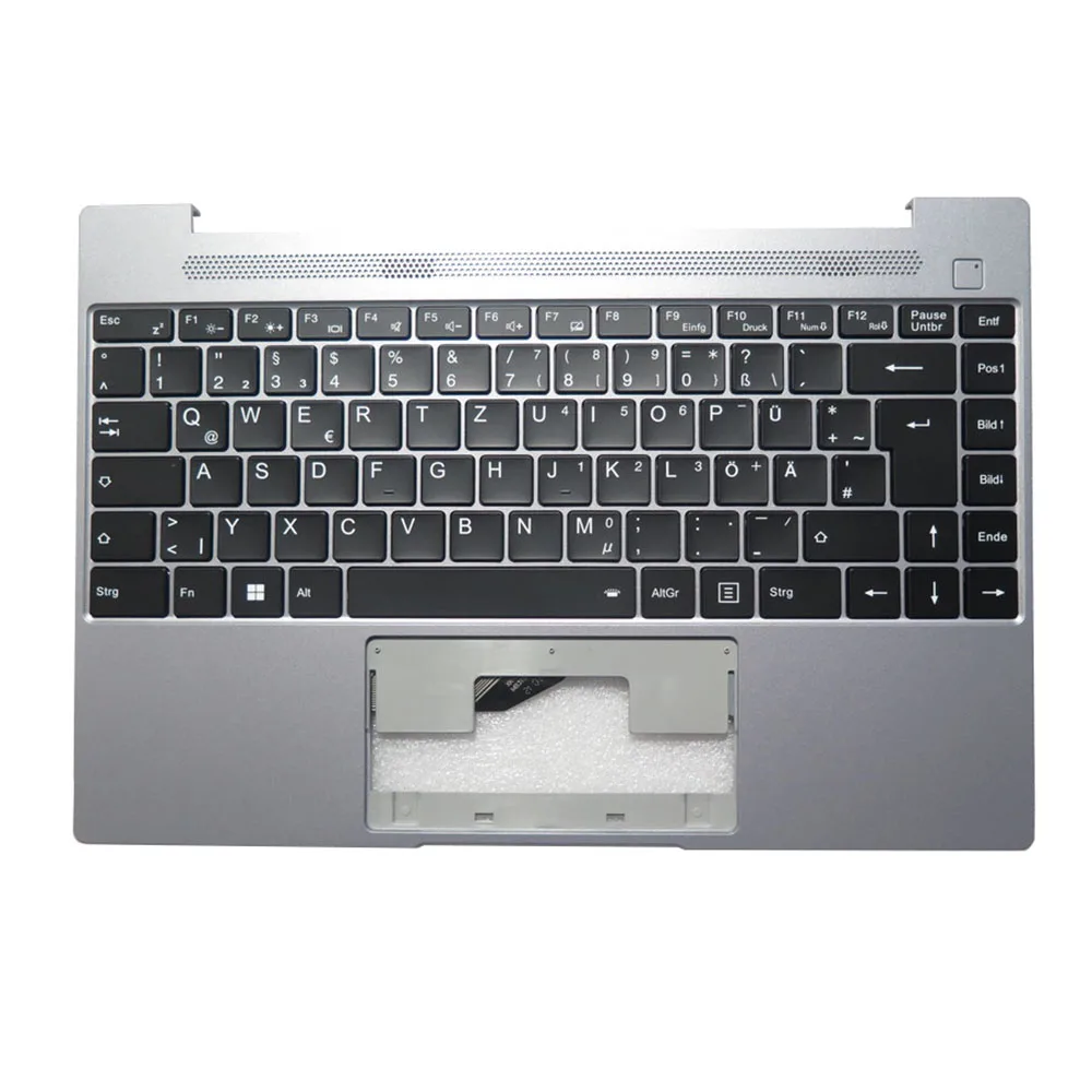 Laptop PalmRest&keyboard For MEDION AKOYA XK-HS275 MB3151033 Gray Top Case With Backlit Black German GR Keyboard