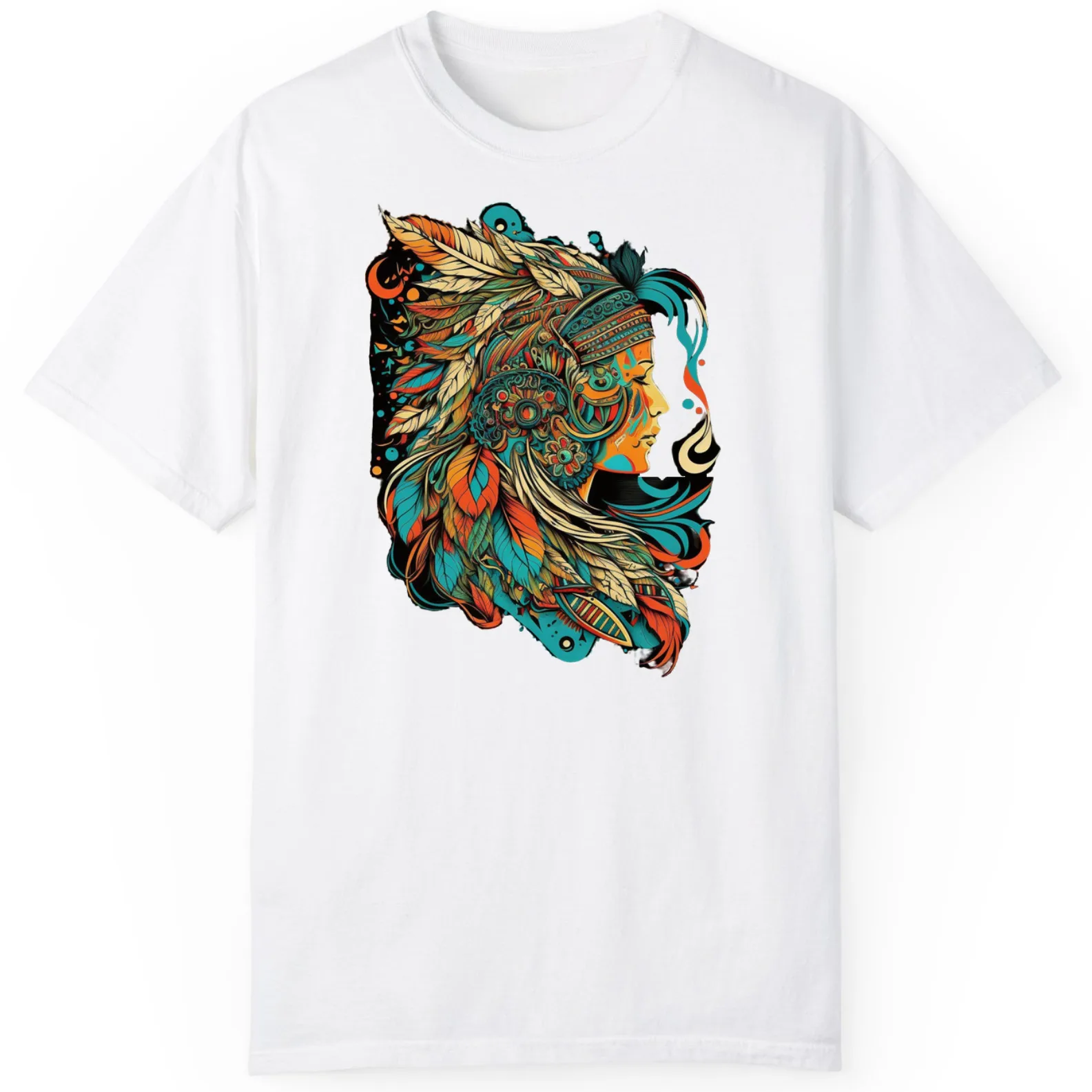 Feathers Head Dreamcatcher Brilliant Gift Unisex T-Shirt S-5XL