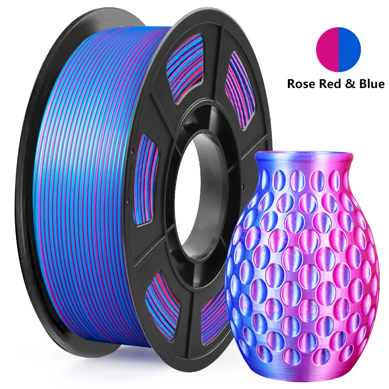 Zweifarbiges PLA 3D-Drucker Filament 1,75mm 250g Spule, Hochpräzises Druckmaterial für die Meisten FDM 3D-Drucker – Detail 7