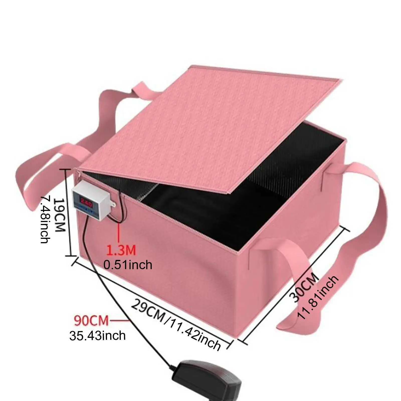 Bread Warming Box Temperature Control Fermenting Bag Fermentation Equipment for Making Bread Yogurt Natto US Plug