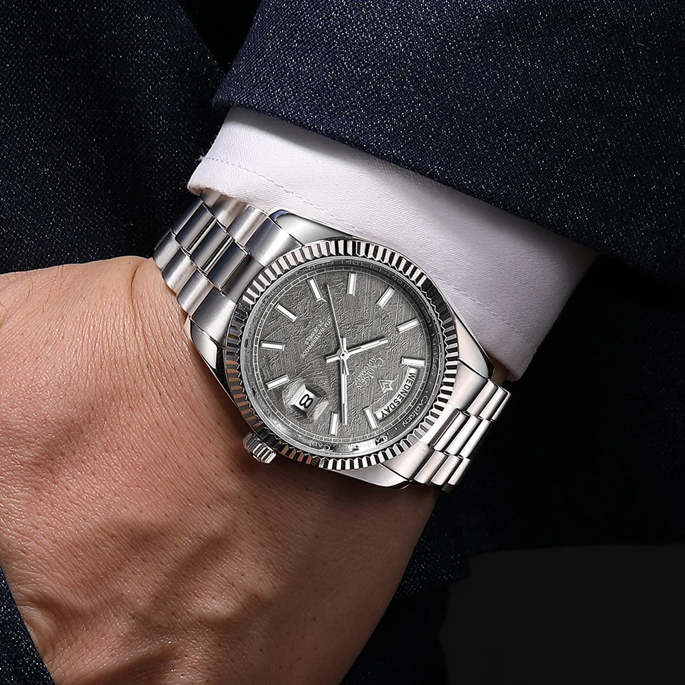 카디센 남성용 스테인리스 스틸 기계식 손목시계 방수 1 - Luxury Watch Grade 리뷰 및 가격