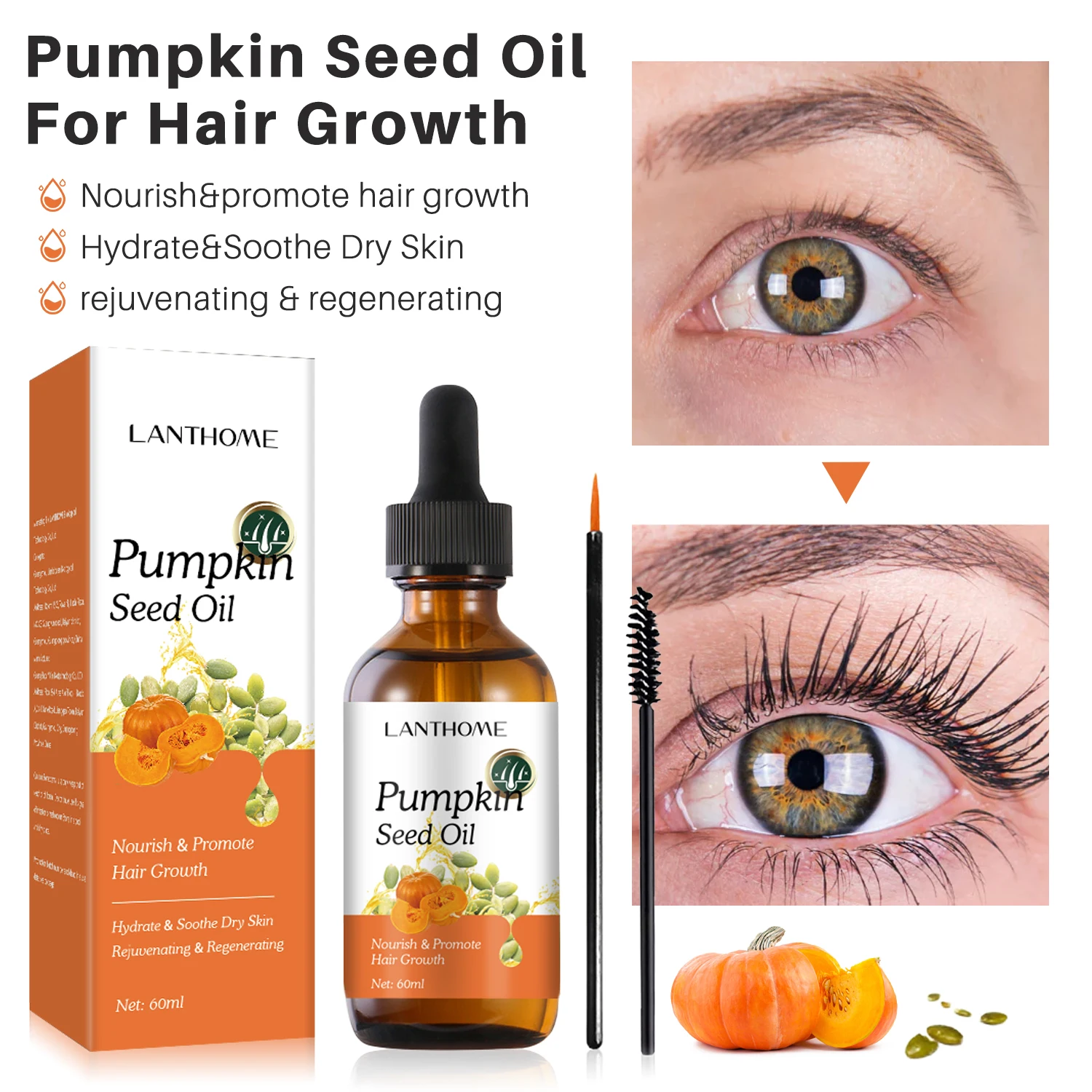Schnelles Wimpernwachstumsserum, Enhancer, Wimpern länger, vollere, dickere Wimpern, flüssig, natürliches Curling, Wimpernlifting, Make-up, Schönheitspflege