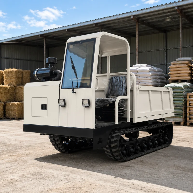 Hydraulic Tipping System Tracked Carrier For Muddy Earth Moving Job With Low Maintenance Costs Leading Professional Factory