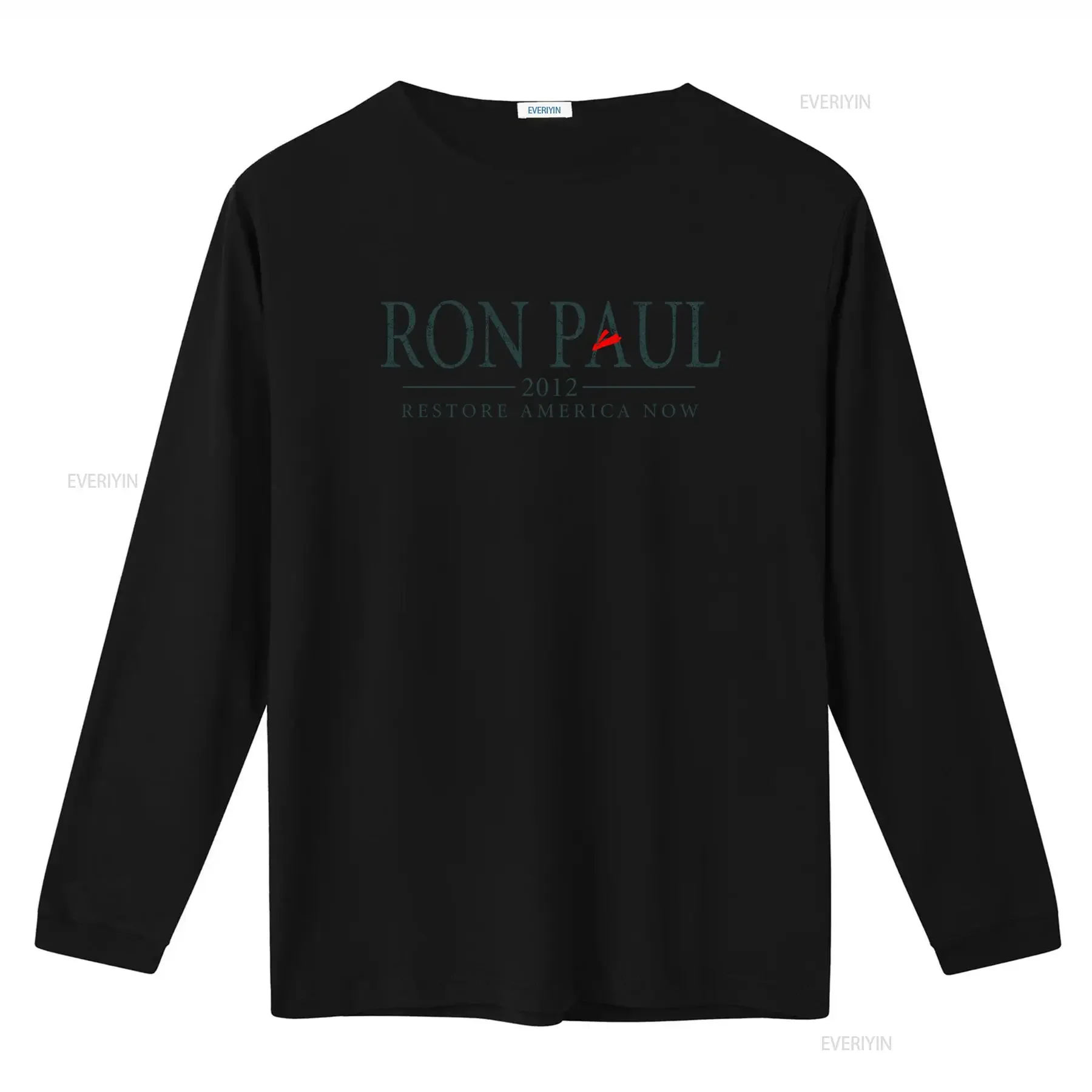 Ron Paul Restore America 2012 Vintage Style Men's T Shirt Retro Design for Patriotic Fashion vintage Washed streetwear