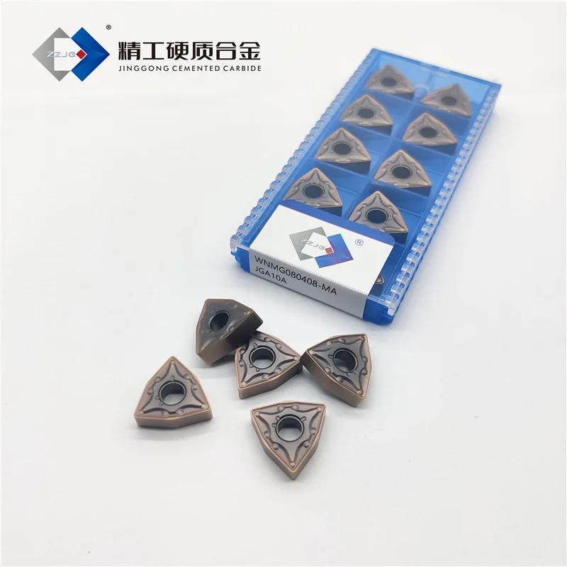 10pcs WNMG WNMG080404 WNMG080408 WNMG080412 MA JGA10A JGA20F CNC Lathe Cutting Tools Tungsten Carbide Turning Inserts P.M.K