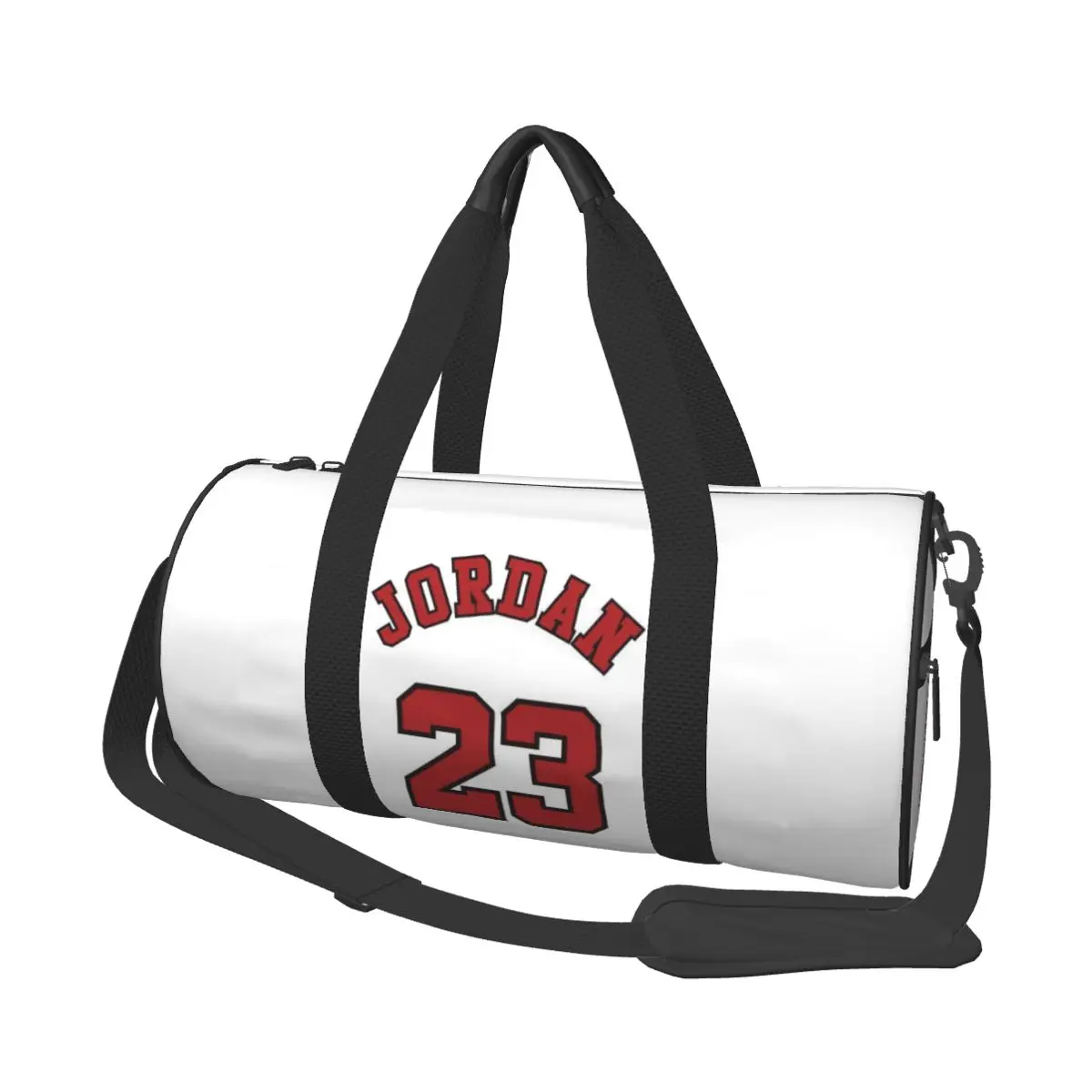 M-Jordan 23 Round Large Capacity Travel Duffel Bag Male Female Large-Capacity Hand Luggage Sports Fitness Bag Travel Package