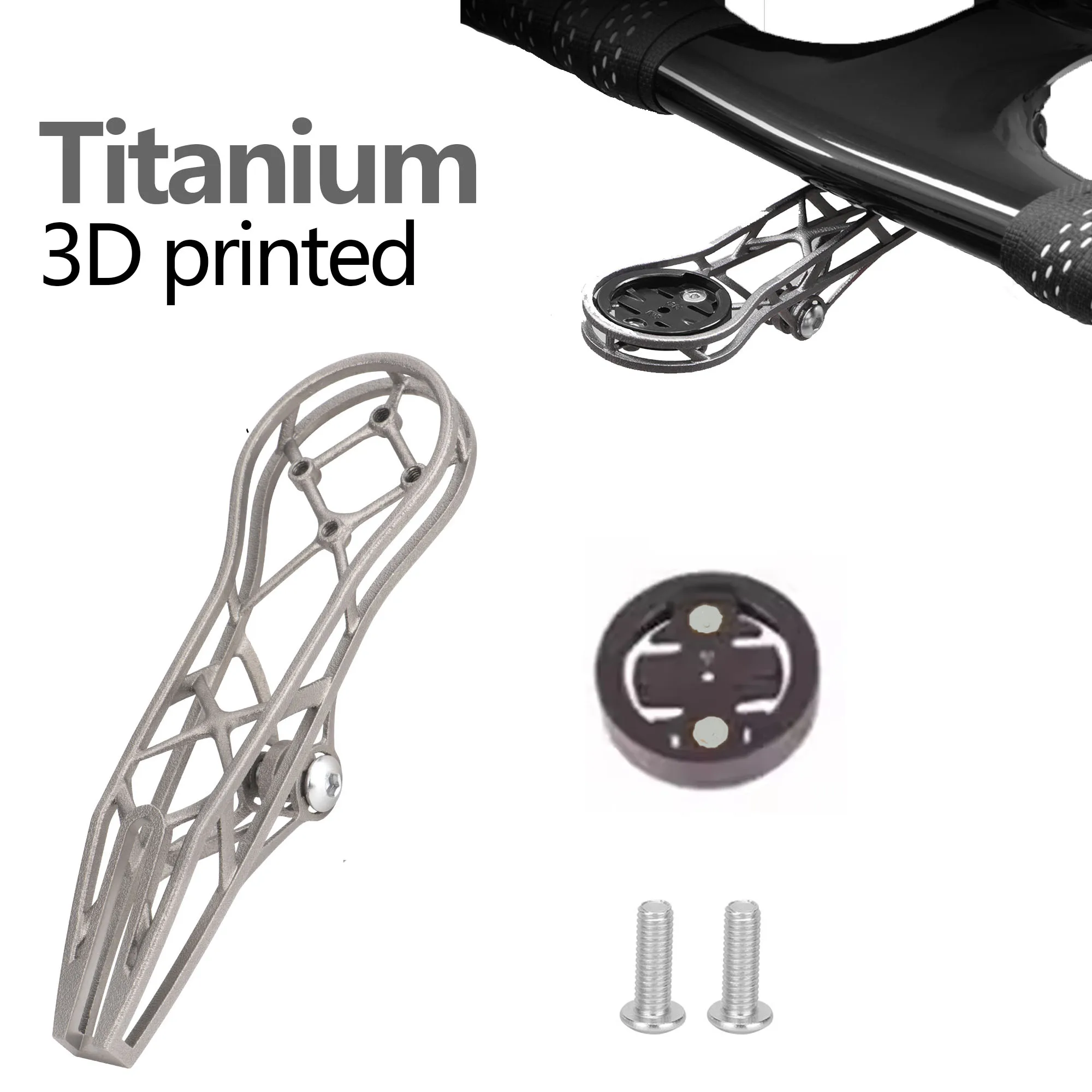 

Titanium 3d Printed Holder For Speed Meter Flashlight Lights Camera Computer Mount Mountain Road Mtb Bike Bicycle Stand