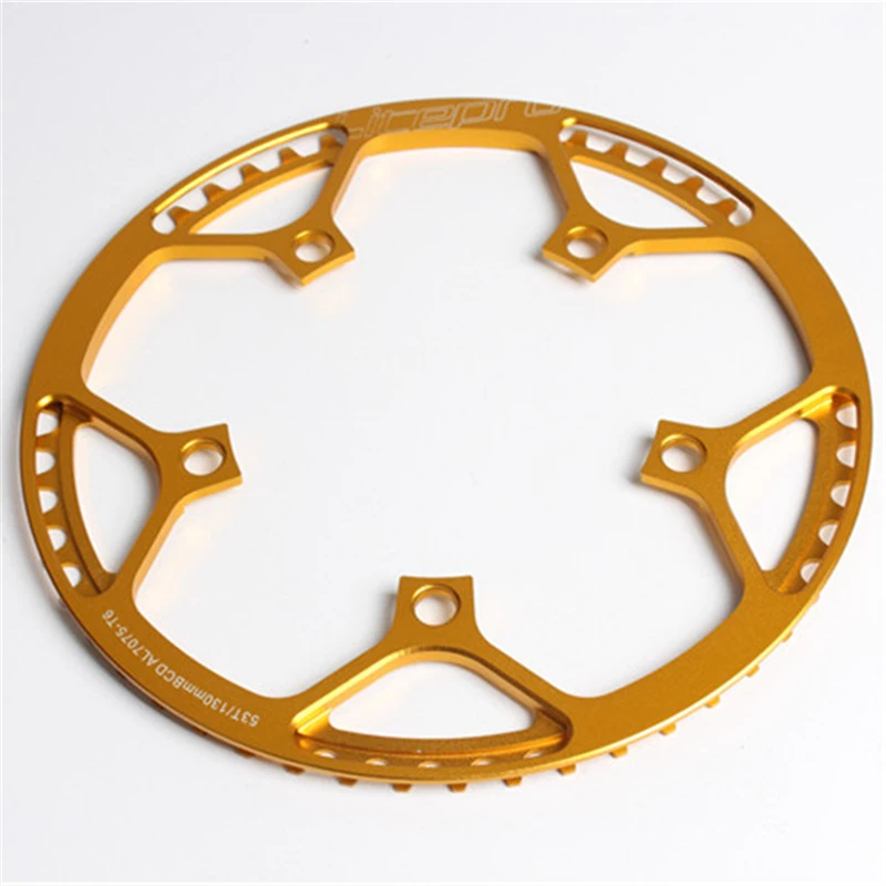 For Brompton Ultralight BCD 130mm 45/47/53/56/58T AL7075-T6 Alloy BMX Chainring With Guard Folding Bicycle Disc Bicycle Parts