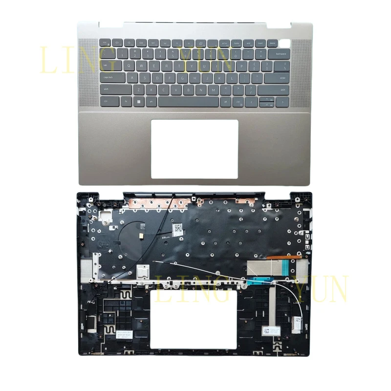 

Клавиатура с подсветкой и подставкой для рук Z Palmrest для Dell Inspiron 16 plus 7630 7635 2-in-1 0N48VJ, новая