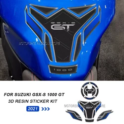 New Fuel tank protection epoxy resin 3D sticker kits For Suzuki GSX-S1000GT GSXS1000GT GSX-S S1000 GSXS S 1000 GT S1000GT 2021
