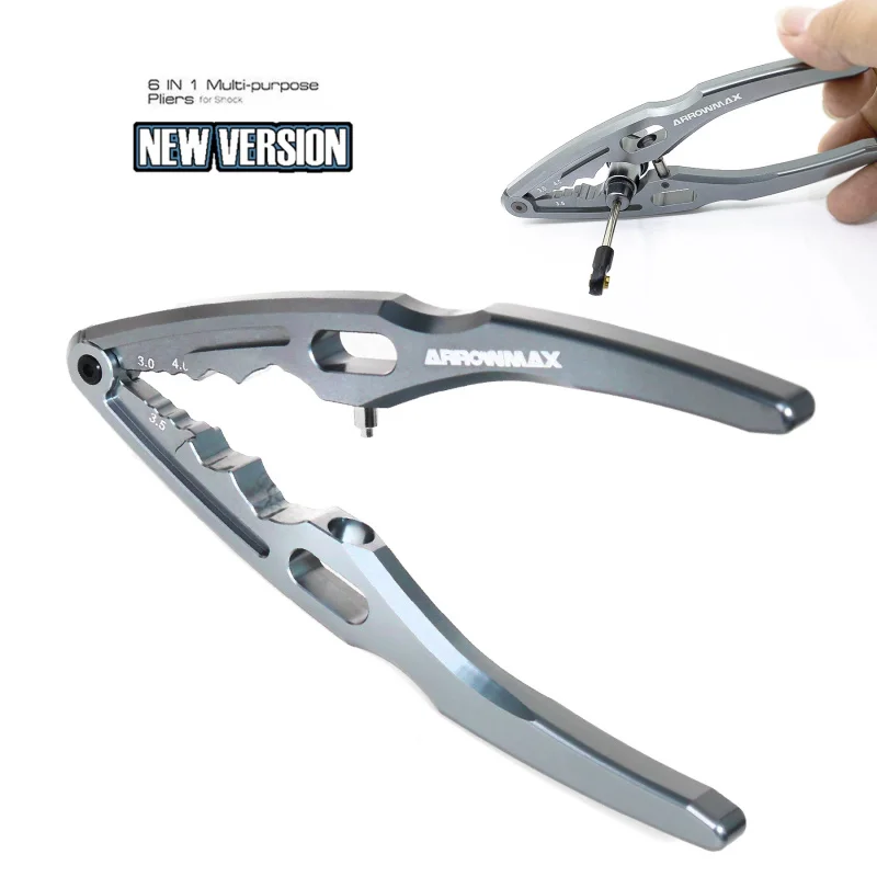 Metal Shock Absorber Ball Multifunctional Pliers Head Clamp Assemble Disassemble Tools for 1/10 1/8 RC Model Car Spare Parts