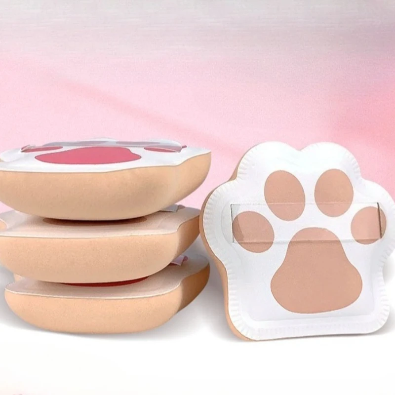 Poufs de poudre patte de chat, éponge de maquillage Super douce pour fond de teint, crème, mélangeur de poudre, cosmétiques, outil cosmétique, accessoire de beauté