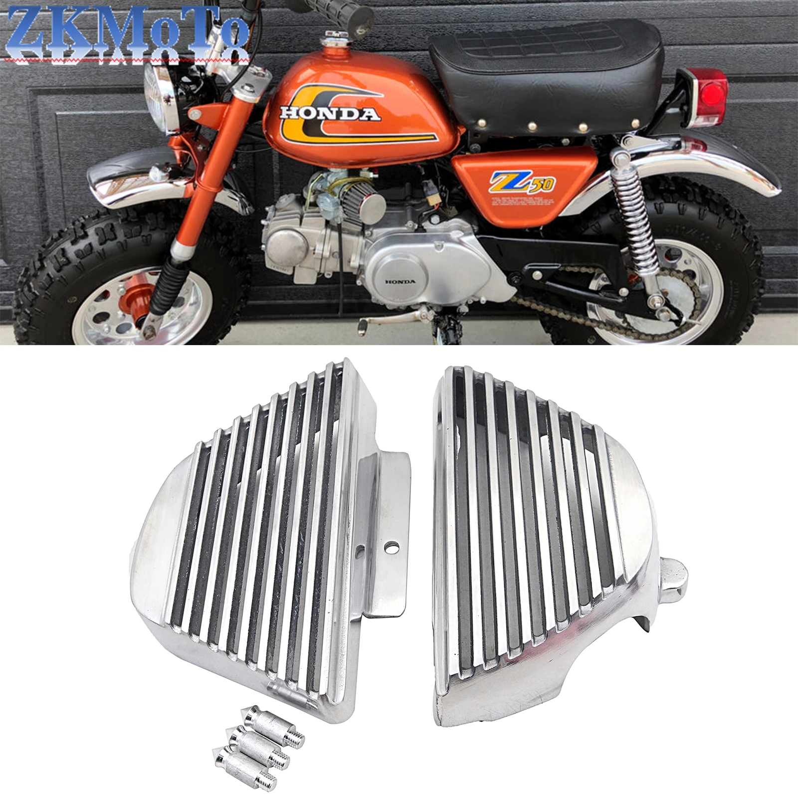 For Honda Z50 Z50J Z50A Z50R Mini Monkey Bike Motorcycle Aluminum Side Cover Frond Head Left Right Side Fairing Panel Cover