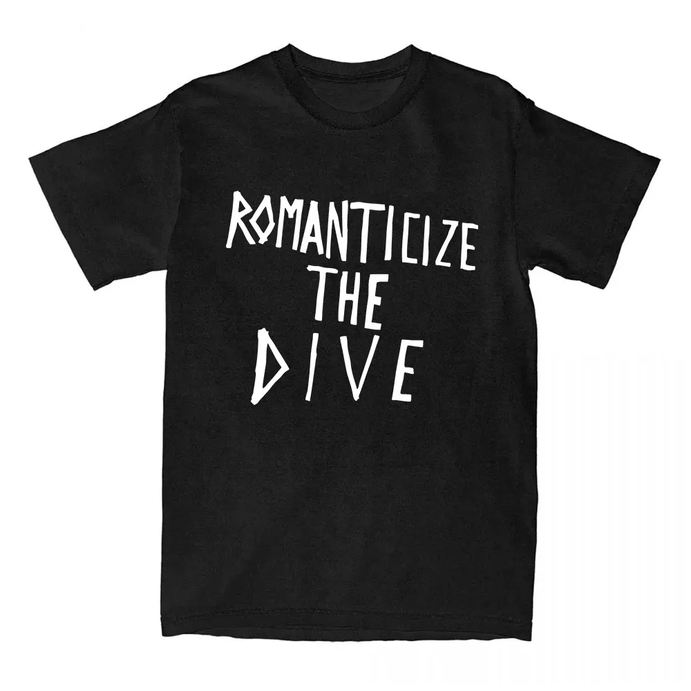 Female Tees METRIC Romanticize The Dive Tshirts Summer Cotton Short Sleeve Unisex Streetwear Tees Graphic Print Merch Women Tops