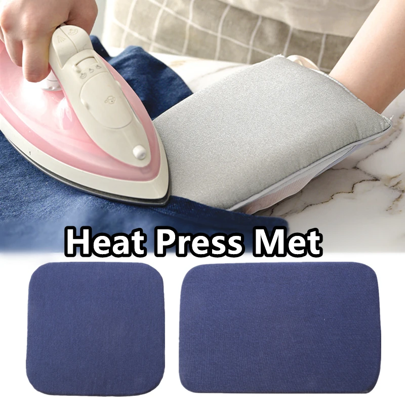 Handheld Mini Ironing Pad EasyPress Protective Resistant Mat Pad for Cricut Heat Press Machines and HTV Iron On Projects Gray