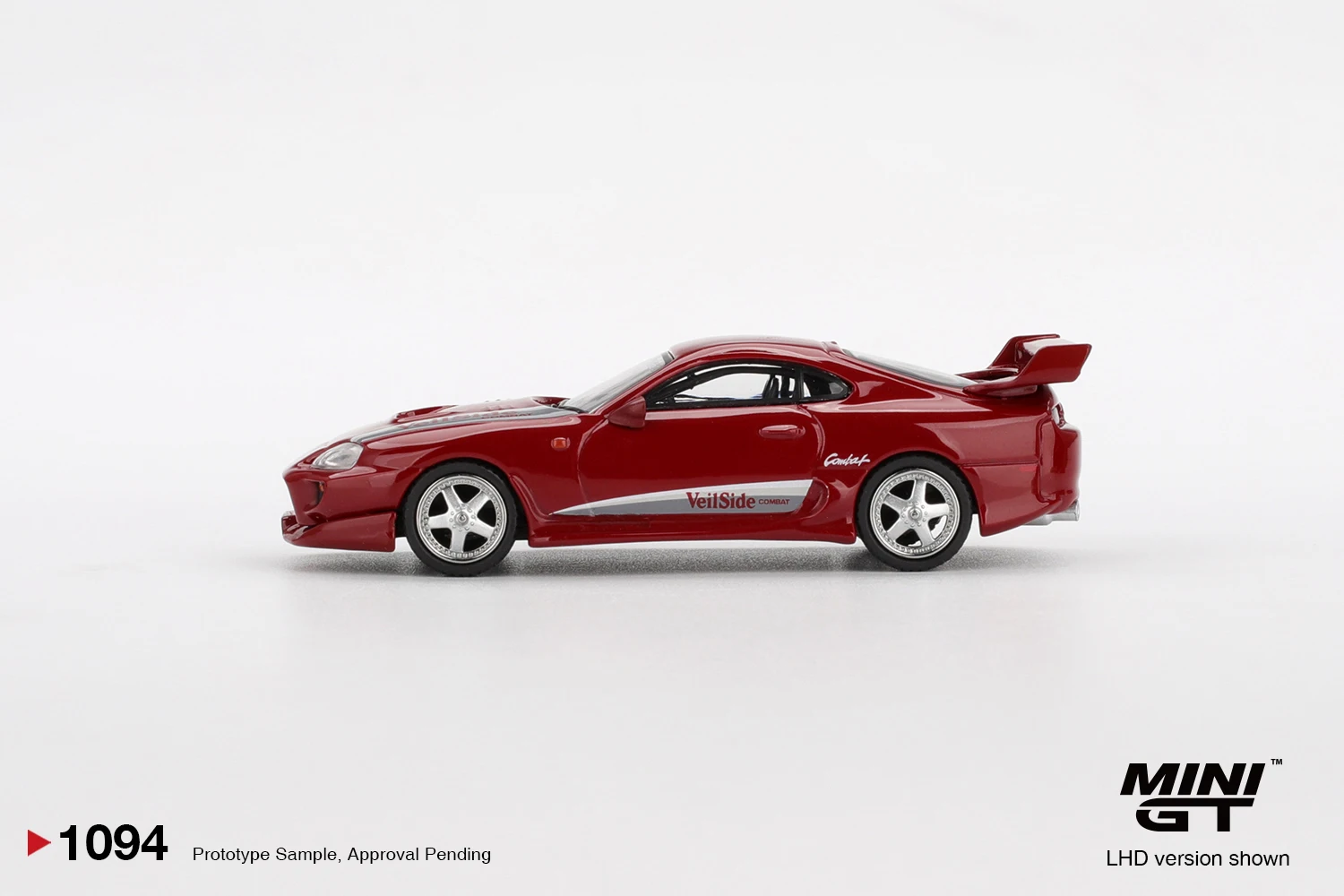 MINIGT 1:64 Toyota Supra VeilSide Combat V-II Black MGT01107-CH Car Alloy Diecast Model Kids Toys Boys view 6