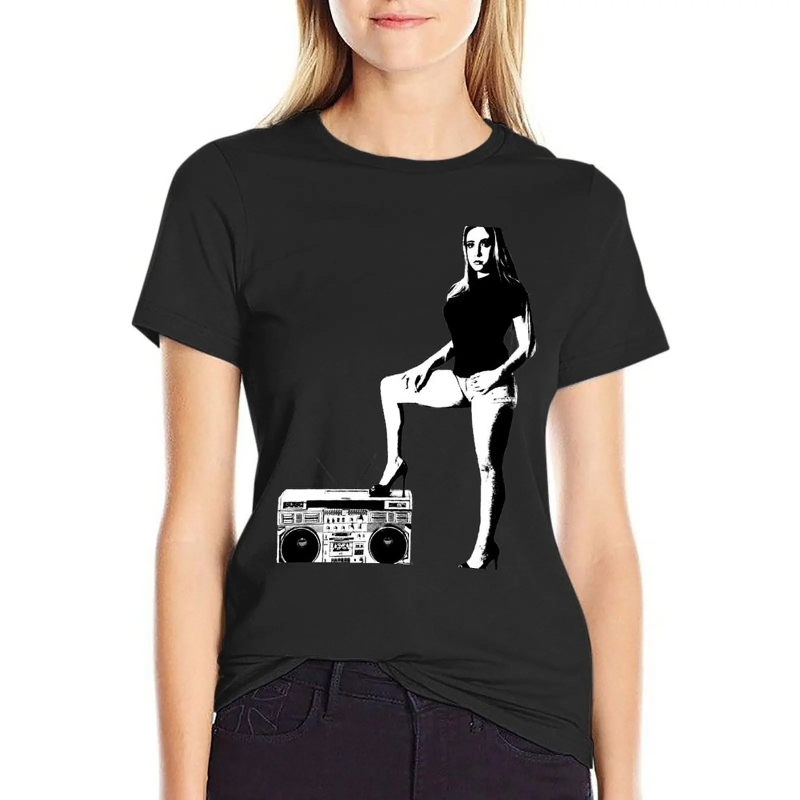 Brooke Alvarez And A C-100F Boombox T-Shirt korean fashion Blouse cute clothes t shirt dress Women