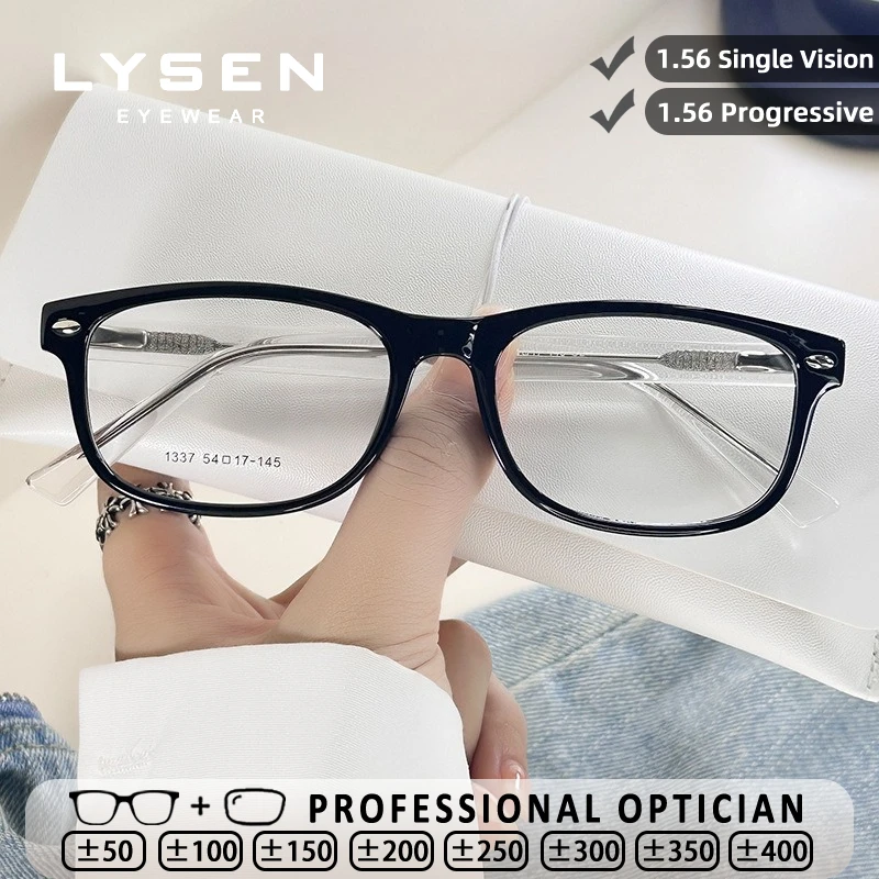 

LYSEN Rectangle Reading Glasses Women High Quality New Anti Blue Light Glasses Optical Eyeglasses Frame Myopia Hyperopia Glasses