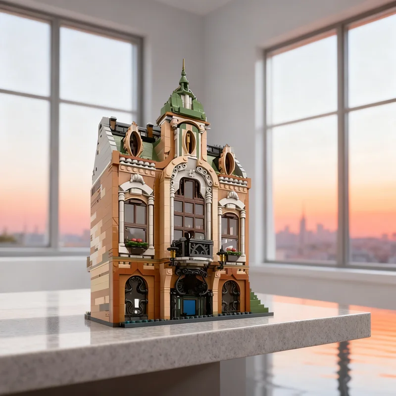2598 ชิ้น โมเดลอาคารแกลเลอรีศิ - Art Craft Gallery บทวิจารณ์และราคา
